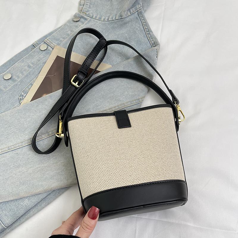 Fashionable Casual Women's Shoulder Bag, Retro Bucket Bag, Fashionable Crossbody Bag, Casual Handbag