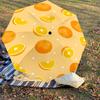 1PC Orange Slice Umbrella-8-Rib Reinforced Portable Folding Travel Suitable for All Seasons Outdoor Daily Use-G354