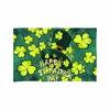 St. Patrick's Day Banner, Irish Commemorative Flag, Decorative Flag With Shamrocks