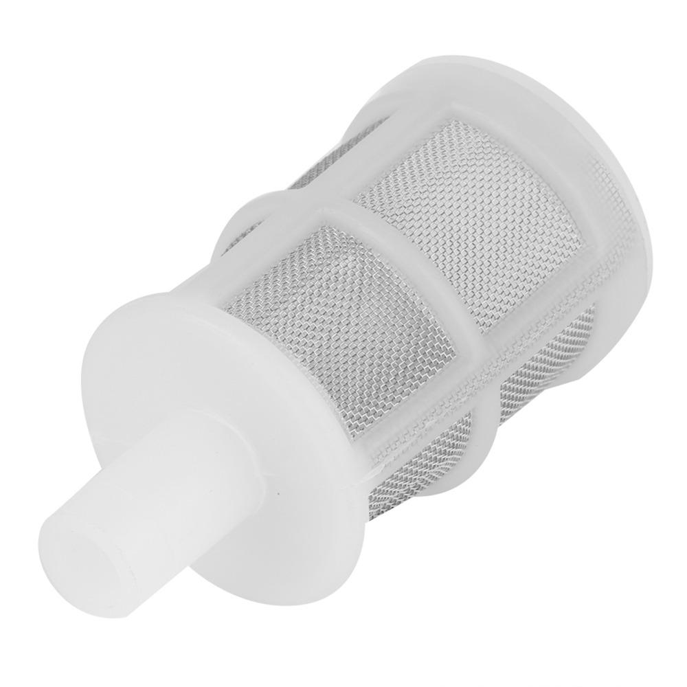 10er Set Kunststoff Aquarium Filter Netz Netzfilter Edelstahl Wasserpumpe Filter 7MM Weiß Filtergewebe Schutz Aquarium