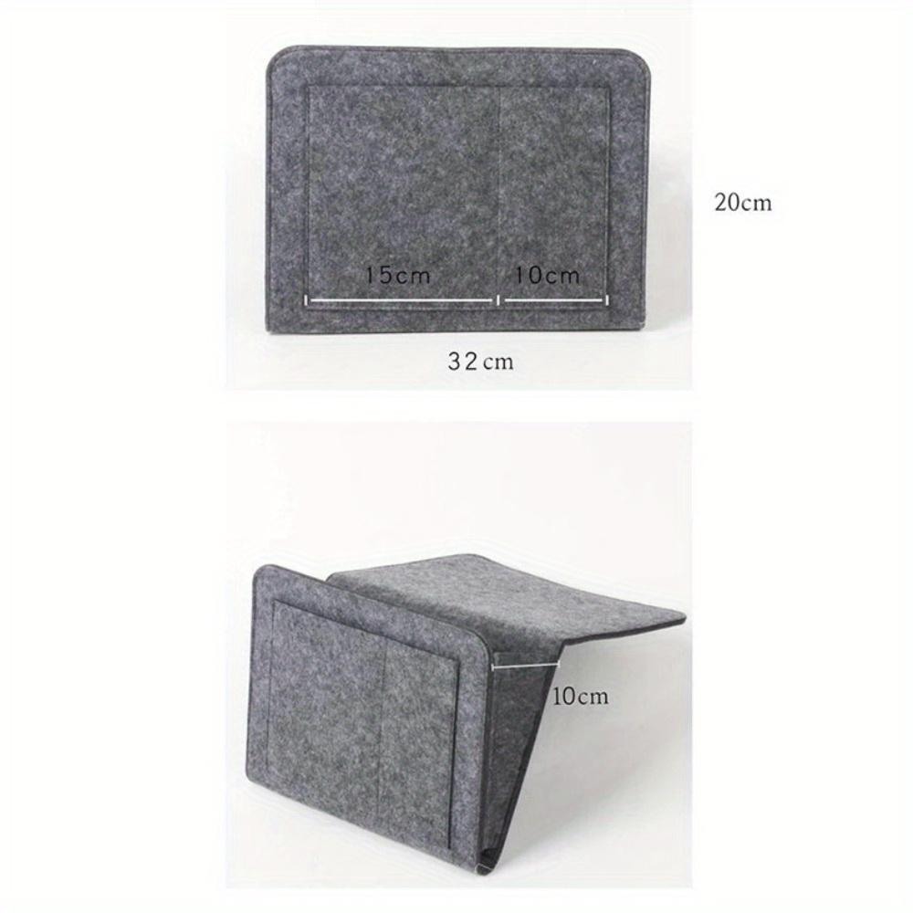 Felt Bedside Storage Bag Organizer Bed Desk Bag Sofa TV Remote Control HangingCouch Storage Organizer Bed Holder Pockets
