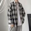 2024 Checkered Long Sleeved Shirt Ins Loose Shirt Men'S Summer Trend Versatile Casual Jacket