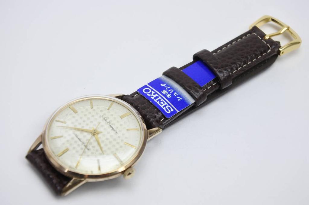1960s SEIKO Champion 17 Jewels Watch Extremely Dial Antique Hand-Wound Men's