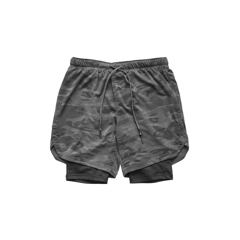 Summer Men's Casual Running Shorts - Multi-Pocket, Double Layer, Plus Size Fitness