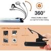 High Quality Flexible Clip On Led Book Reading Light With Usb Rechargeable Reading Lights For Residential Indoor -