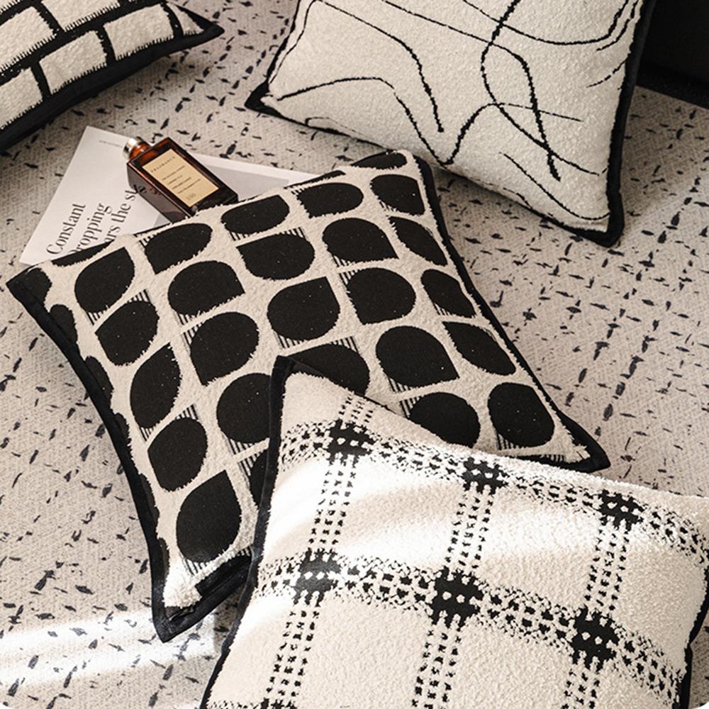 Vintage Light Luxury Chenille Sofa Pillowcase Cojines Soft Decoration Home Throw Cushion Cover Headboard Pillow Covers 45x45cm