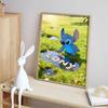 Disney Diamond Painting Kit DIY Round Home Wall Decor Adult Handmade Gift Stitch Love Flower 129 Chars