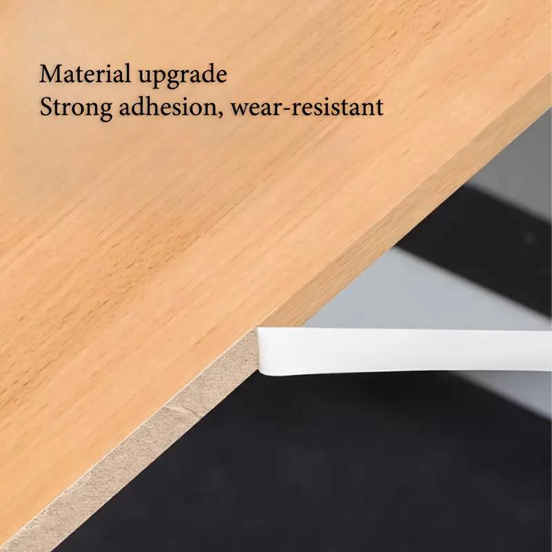 1PC 10m/393.7inch Pine Imitation Wood Edge Stickers with Self-adhesive Ceiling Decorative Lines, Wardrobe Cabinet Door Frame