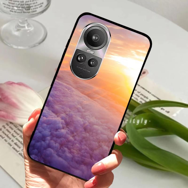 For Oppo Reno 10 5G CPH2531 Case Reno10 Shockproof Soft TPU Silicone Phone Cover For Oppo Reno 10 Pro 5G CPH2525 Funda Cartoon