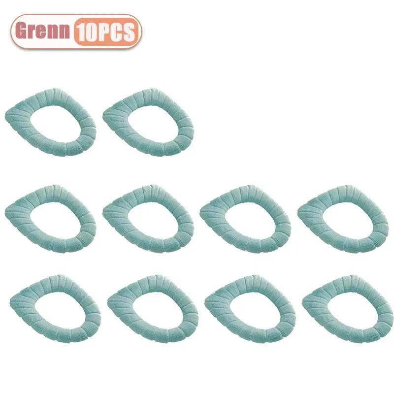 1-20PCS Non Slip Toilet Seat Cover Winter Warm Fleece Lined Universal Size Easy to Clean Bathroom Comfort Essential