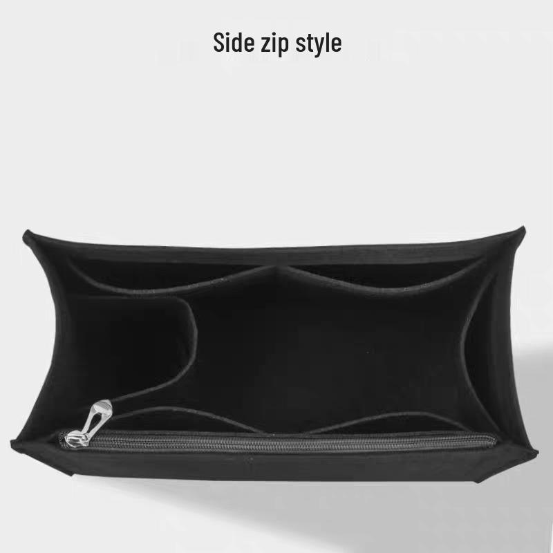 Custom Felt Cosmetic Bag Storage Organizer with Divider