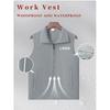 Outdoor Men's Pocket Vest Jacket Pographer Vest Worker Electrician Welder Car Repair Work Vest high-end custom logo