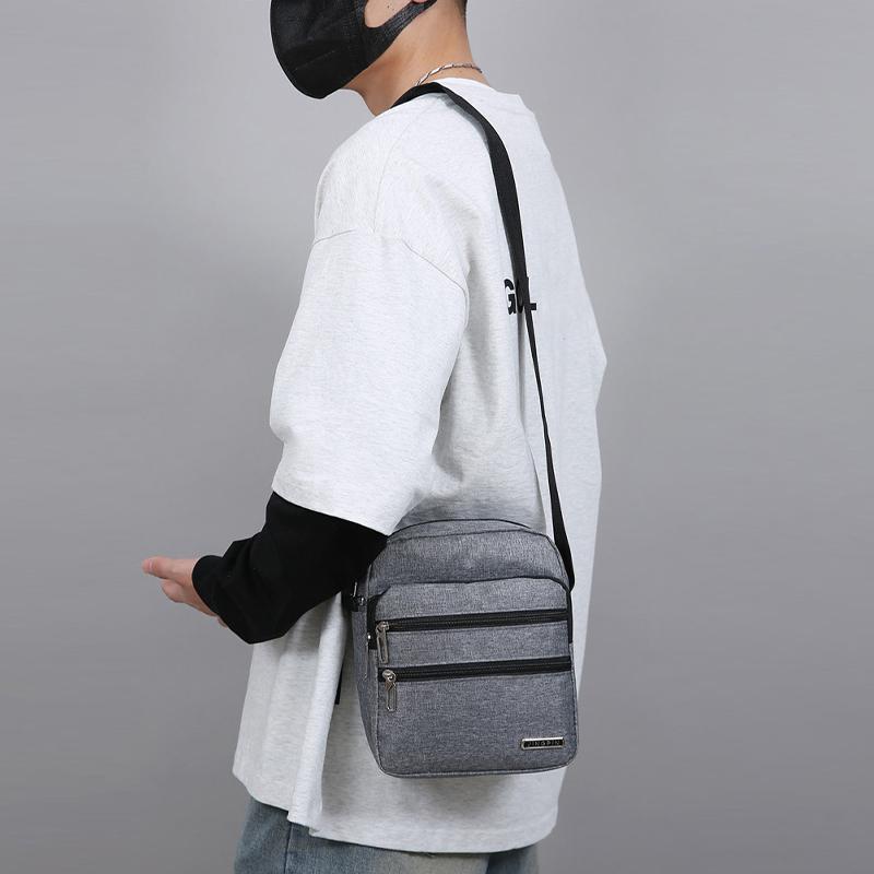 Men'S Small Bag Shoulder Bag Trendy Diagonal Backpack Chest Bag Lightweight Boy Mini Casual Bag Mobile Phone Waist Pack