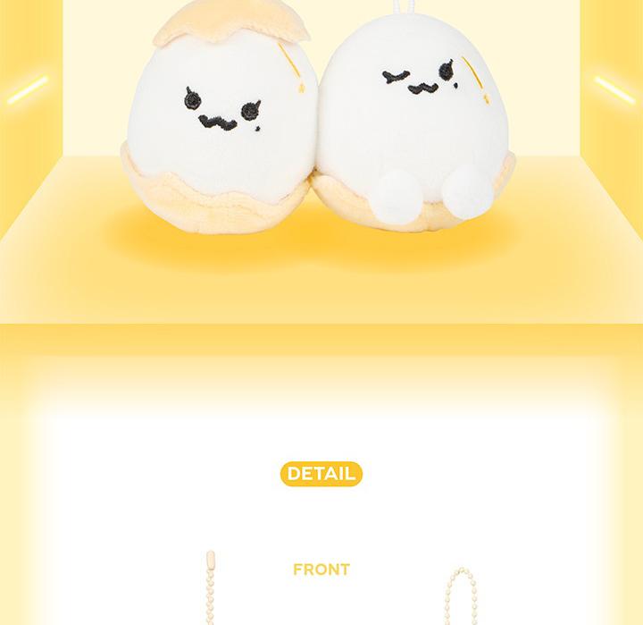 (TAENGGEU PUPPE - GEBACKENES EI ver. / MAGNET PUPPEN SCHLÜSSELANHÄNGER) TAEYEON von Girls' Generation (SNSD) [TAENG-GEU-RU-RU] 2025 TAENG-GEU MD