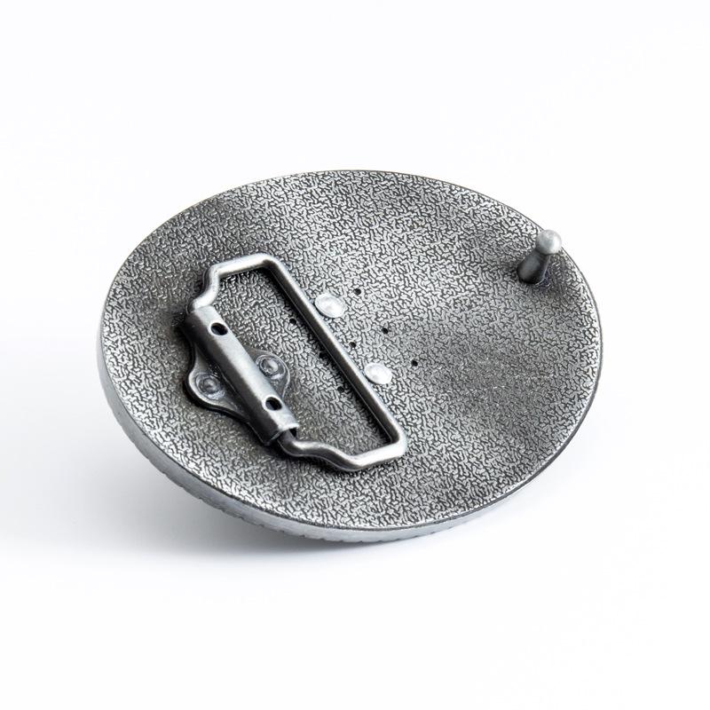 Zinc Alloy Double Gun Deer Design Hunting Belt Buckle