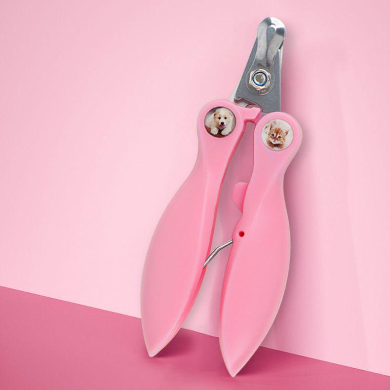 Stainless Steel Pet Nail Clippers for Dogs and Cats - Beginner-Friendly Clippers with Built-in Grinder