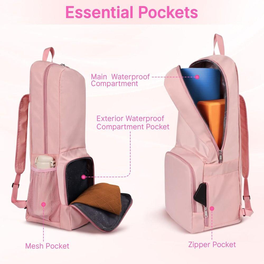 Waterproof Yoga Mat Bag Fabric Yoga Mat Carrier New Design Yoga Mat Holder Bag