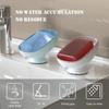 1/2Pcs Bathroom Soap Dishes Holder Self Draining Soap Box with Super Suction Portable Soap Container for Bathroom Accessories