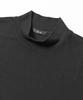 ADHOC Men'S Basic Mock Neck T-Shirt (Black) (Hb9Lt08)