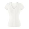 Twisted hollow short-sleeved T-shirt women's summer new American Spice Girl solid color V-neck slim-fitting knitted bottoming top