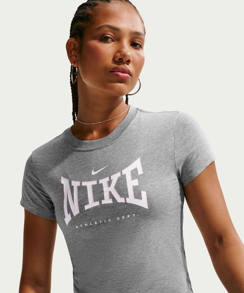 NIKE Sportswear Slim T-Shirt W - Dark Grey Heather / Ir8967-063