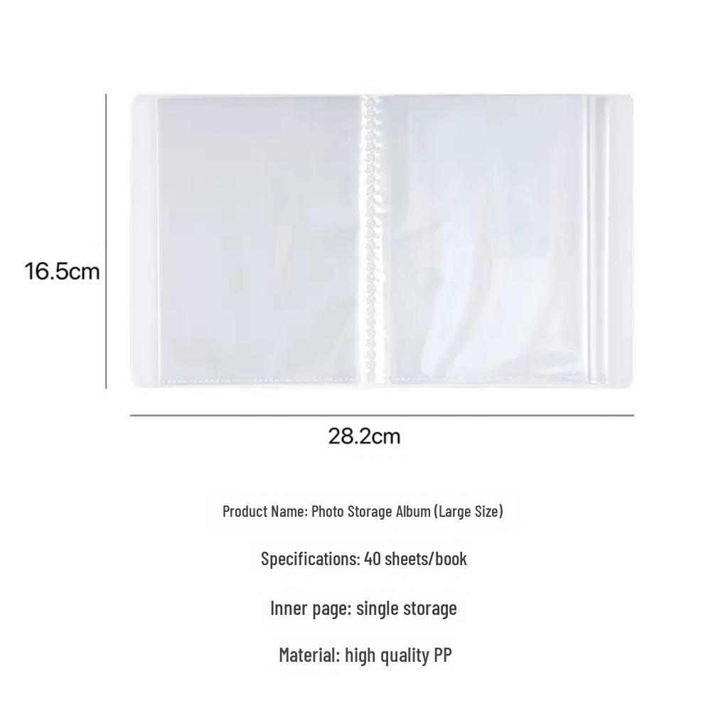 

Детский фотоальбом большой емкости формата А6 с кармашками для наклеек