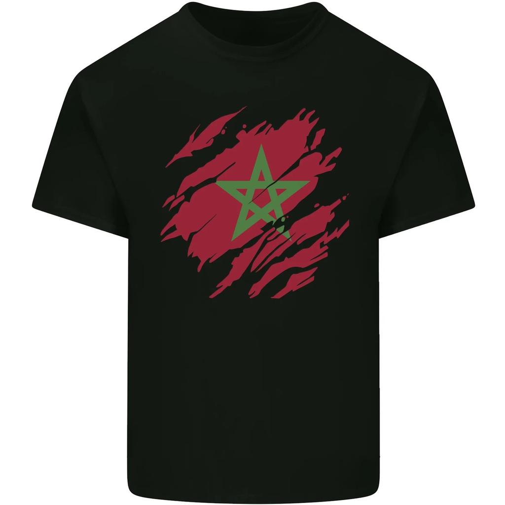 Morocco Seal of Solomon graphics 100cotton unisex shirt 2026 New Oneck Short Sleeve mens Womens fashion Tshirt fan gifts