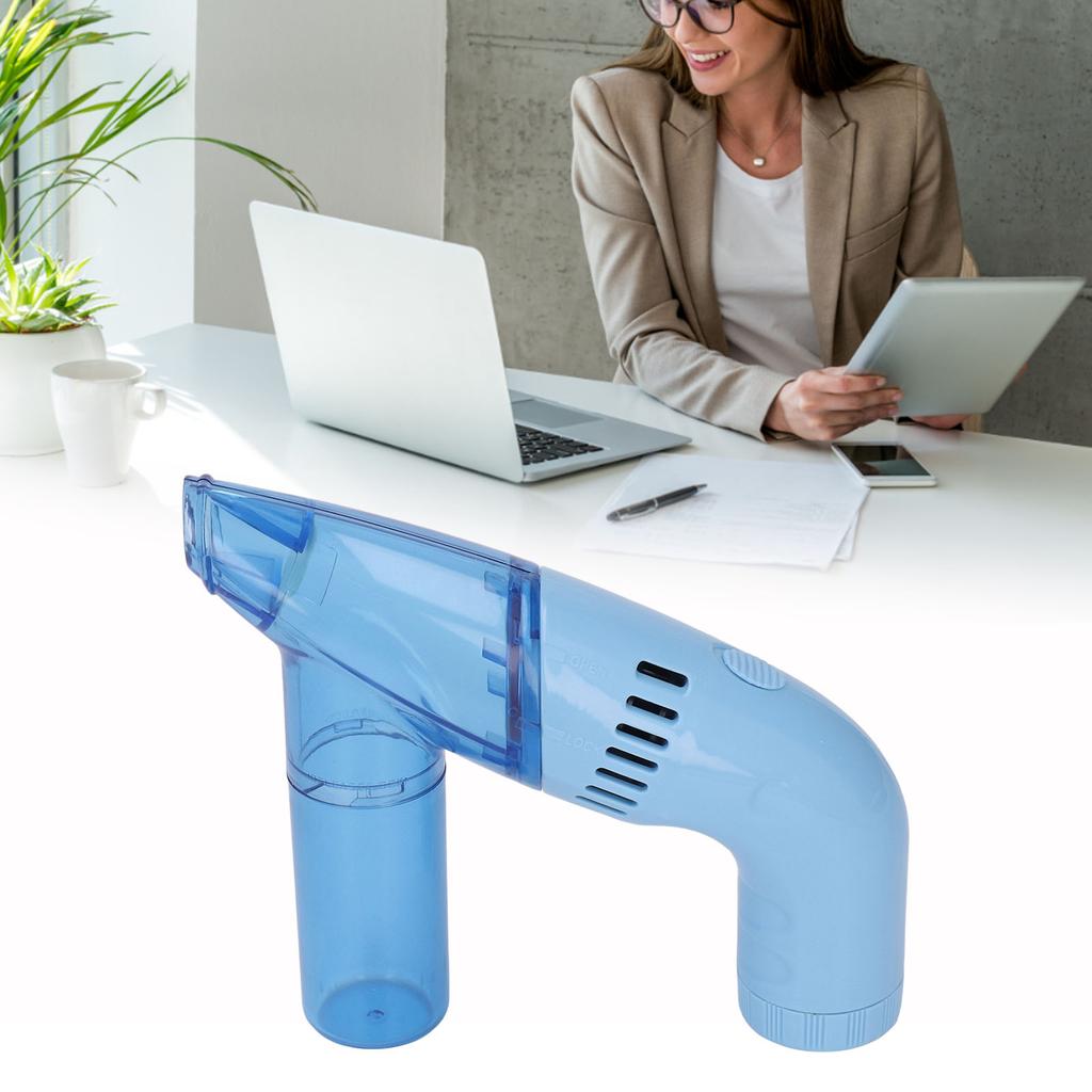 Handheld Vacuum Cordless Powerful Suction Detachable Battery Powered Safe  Desk Vacuum for De