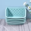 Storage Basket Multifunctional High Capacity Stackable Hollow-out Fruit Vegetable Organizer for Kitchen