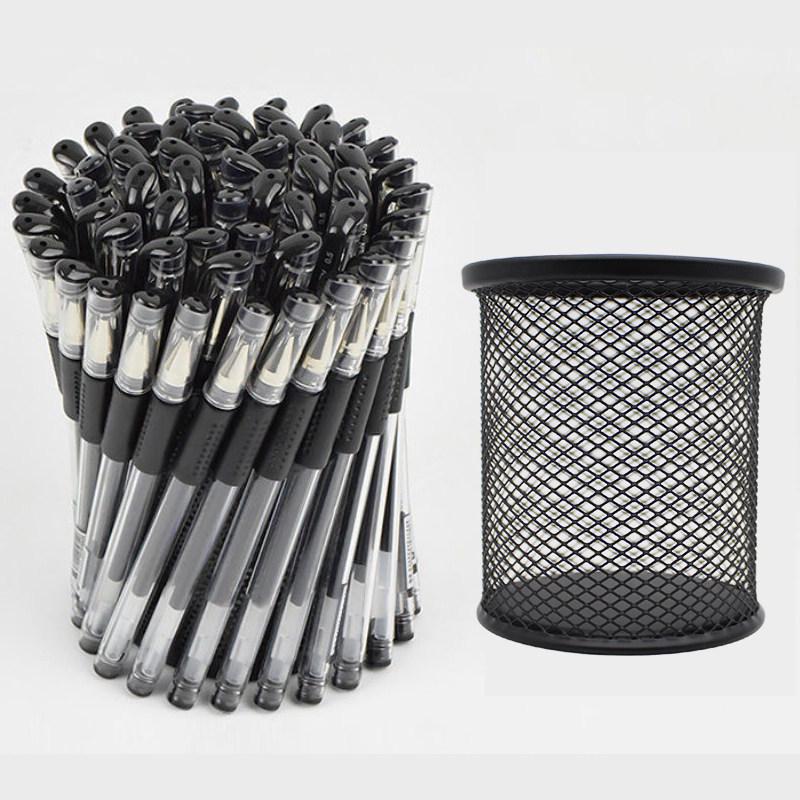 0.5mm Black Bullet Tip Water-Based Neutral Pen for Students and Office Use
