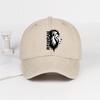 Lion Head “Rawr” Slogan Printed Washed Baseball Cap Soft, Comfortable, Lightweight, Breathable, Adjustable Bold Retro, Powerful