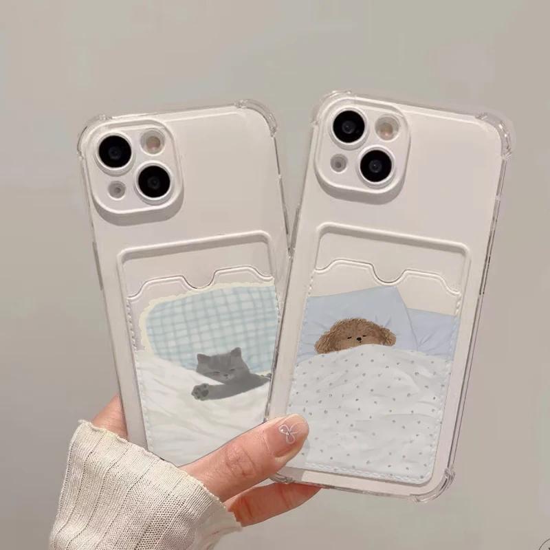 Dog Cat Couple TPU Case For Samsung Galaxy S25 S24 S23 S22 S21 Plus Ultra FE A56 A36 A54 A55 A35 A15 A14 A34 A06 A25 A24 Cover