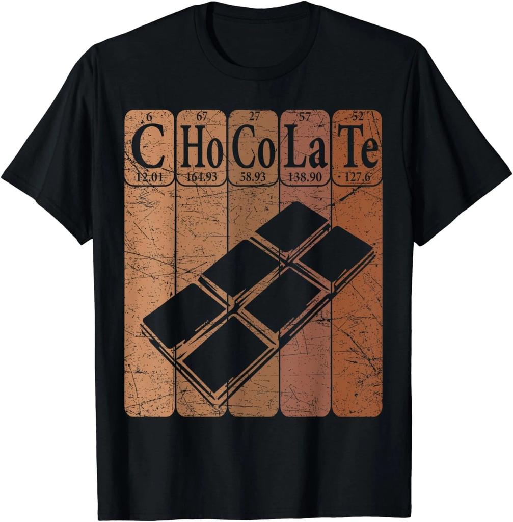 Chocolate Periodic Table Elements Chocoholic Chocolate Lover Gift Unisex T-Shirt