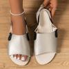 2026 Neue Damenschuhe im Angebot Sommer Mode Einfarbig Print Damen Sandalen Sommer Freizeit Outdoor Damen Fischmaul Schuhe Zapatos