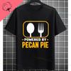 Unisex Funny Who Ate Half of The Chocolate Pecan Pie Graphic TShirt Round Neck 100 Cotton Shortsleeve Casual Outdoor Tshirt