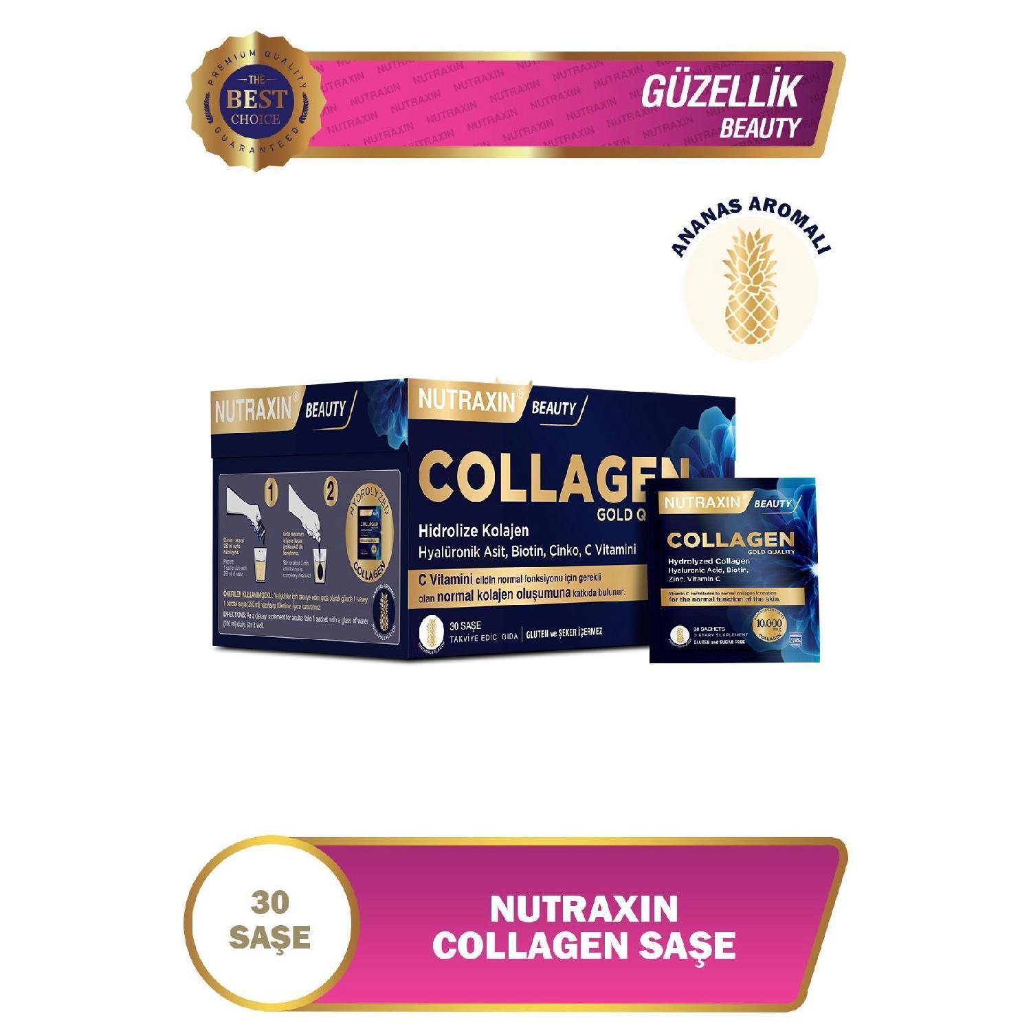 

Collagen 30 Sae 10,000 Mg Type 1 Type 3 Pineapple Flavored 2 Piece