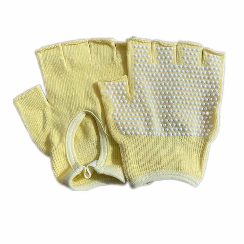 Professionelle Damen Yoga Pilates Fitness Handschuhe Handgriffe Rutschfest Baumwolle Warm Schweißfest für Fitnessstudio Übung Training
