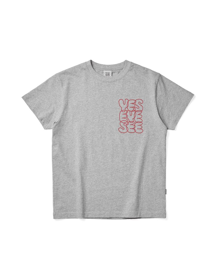 YESEYESEE C-Logo Tee Grey