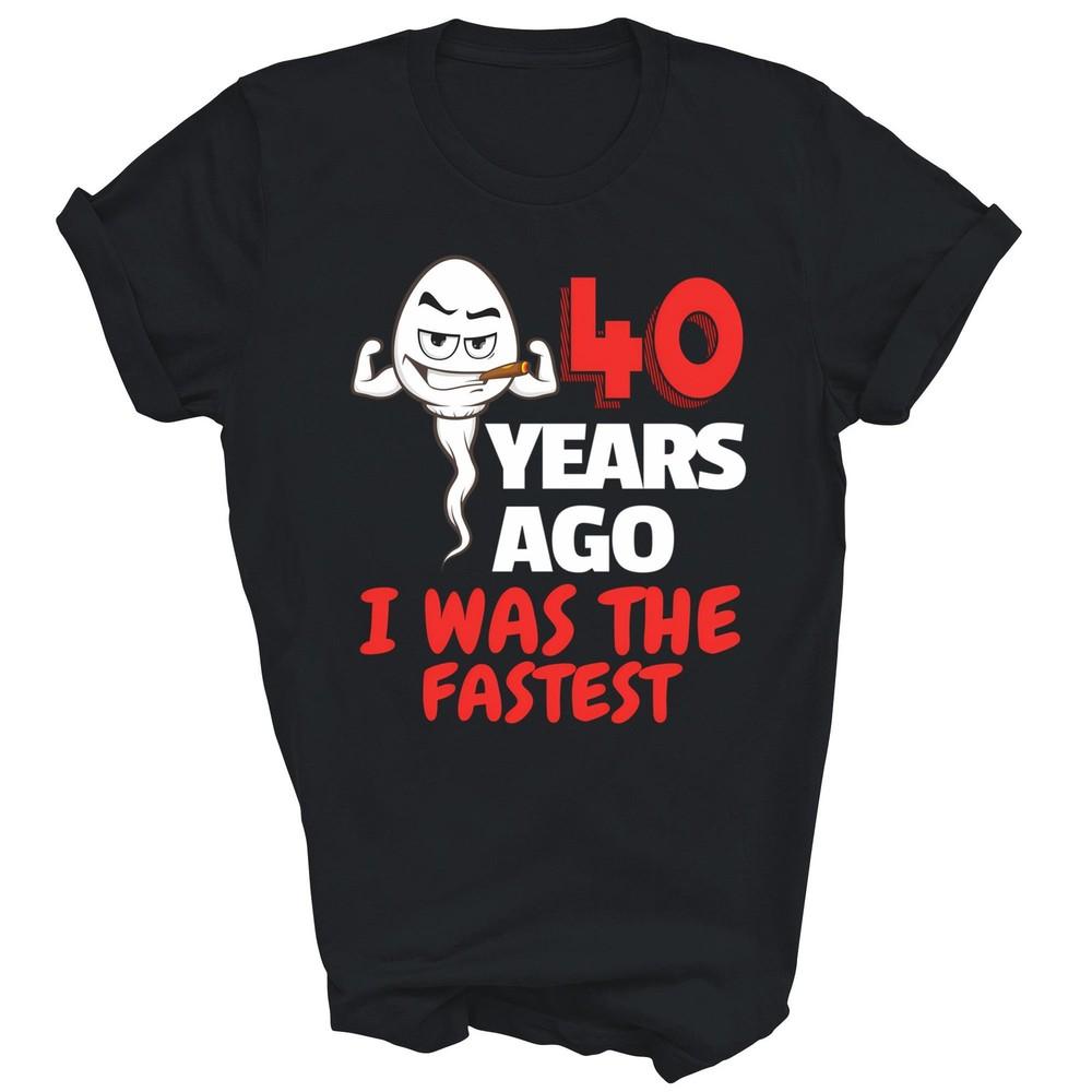 

40th Birthday Years Old 40 Years Of Awesome Unisex Shirt Gift M