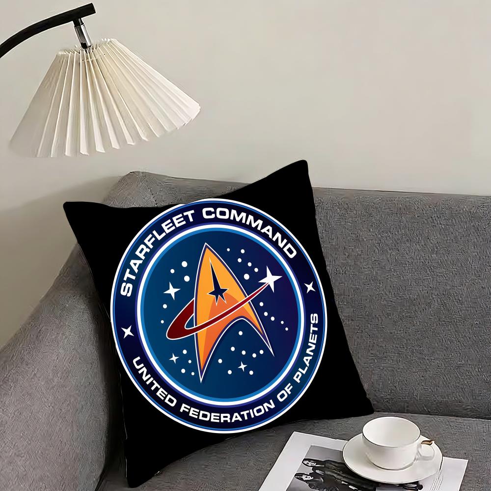 Star T-Trek Shipp Brand Cushion Cover Pillowcase Ultra Soft Skin Friendly Fabric Cloud Like Comfort & Concealed Zipper
