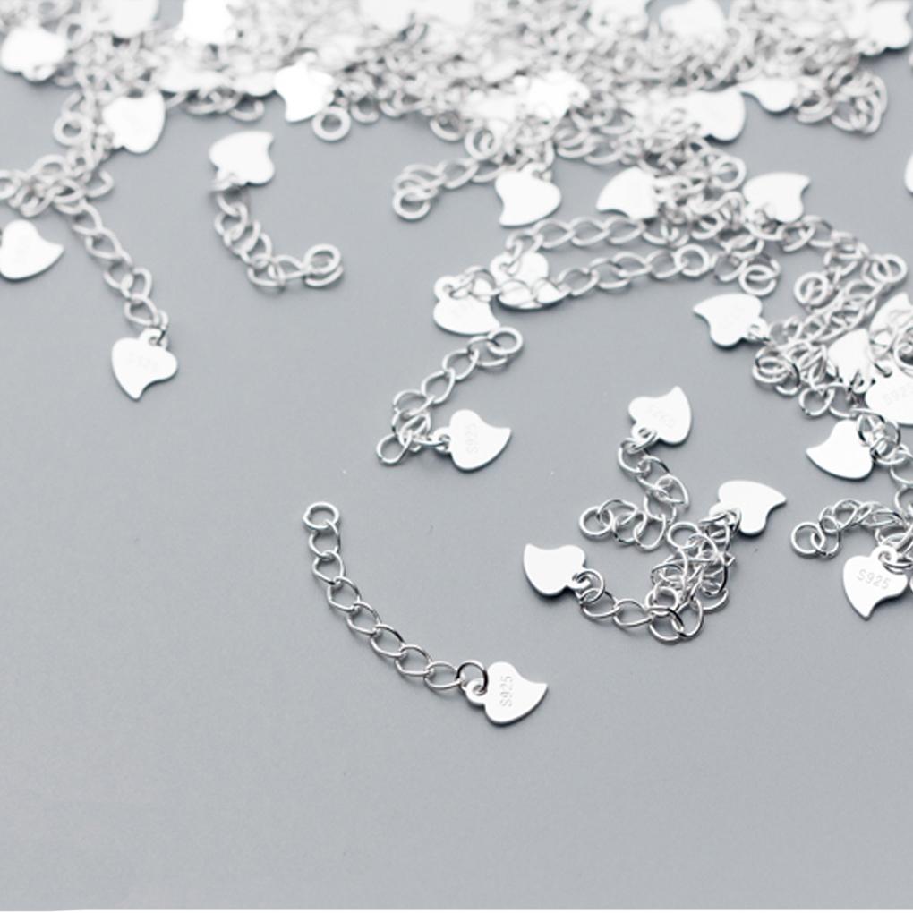 Bracelet Tail Link Chain DIY Craft Jewelry Findings Silver Bracelets Necklace Extension Chains Handmade Earrings