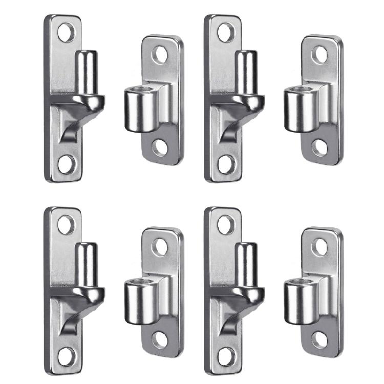 Heavy Duty 304 Steel Gate Hinges High Capacity Hinges Decorative Door Hinges Easy To Use for Farm Gate  & Wooden Fence