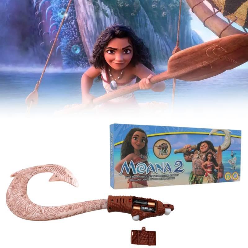 Moana Hook Fish Rod Anime Peripheral Cosplay Prop Toy Model Gift Decoration