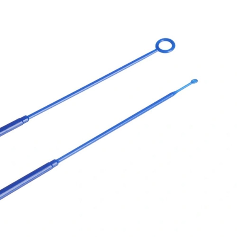 Blue Disposable Inoculating Loop Individually Aseptic Package Vaccination Rings Lab Supplies