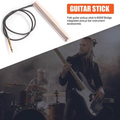 Akustikgitarre Steg Stegeinlage Piezo Tonabnehmerstab Unter dem Steg Wandler Gitarre Integrierter Tonabnehmerstab Saiteninstrumenten Teil