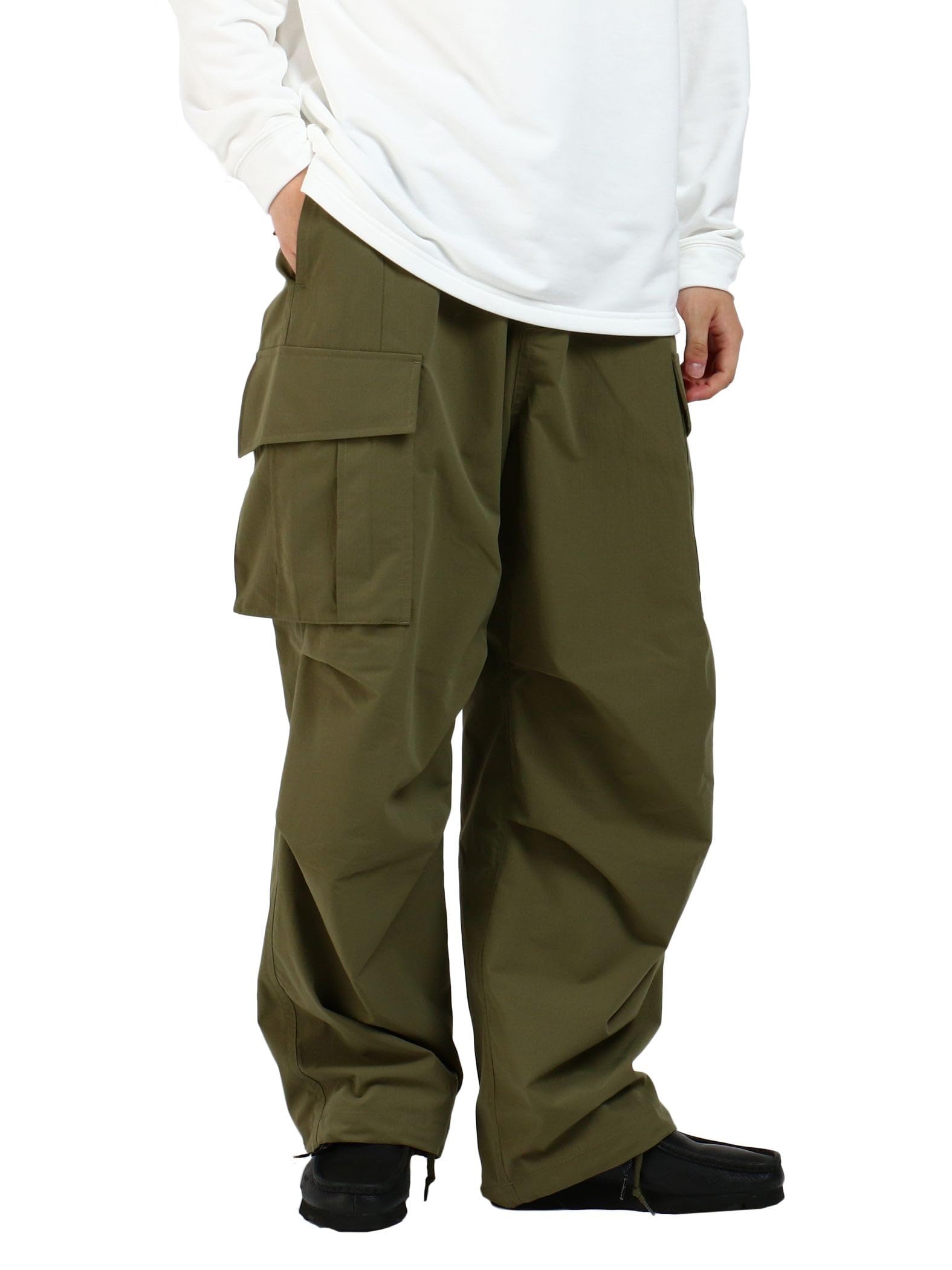 

Pants Balloon Military Cargo Pants OLIVE L [Beams Heart] Men s