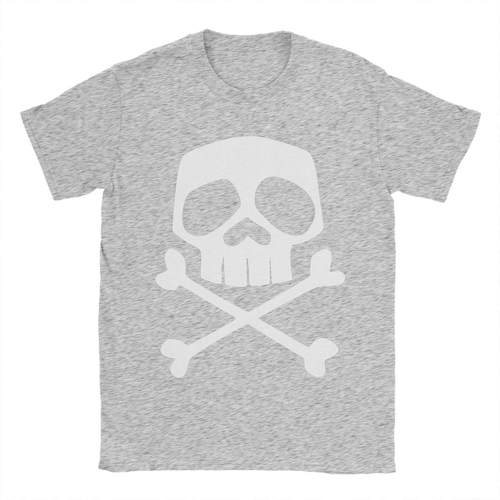 Captain Harlock skull TShirts Men Novelty 100 Cotton Tees Round Neck Short Sleeve T Shirt Gift Idea Clothing