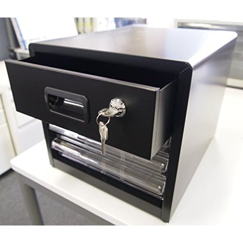 Nakabayashi Avante V2 Letter Case with Key A4 AL-R4 Black