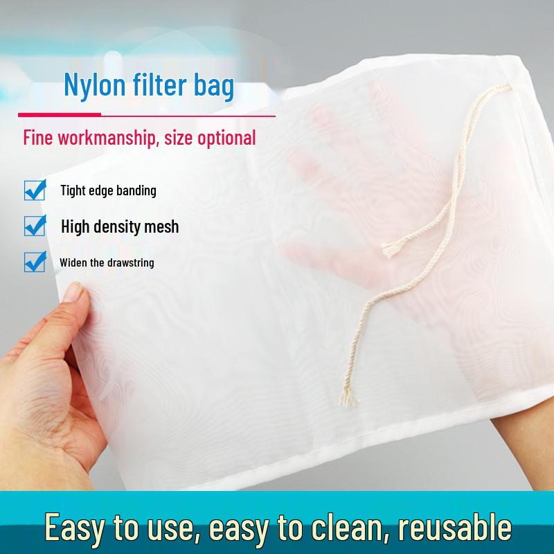 80 Mesh Nylon Filterbeutel in Lebensmittelqualität für Milch, Saft, Sojamilch und Wein