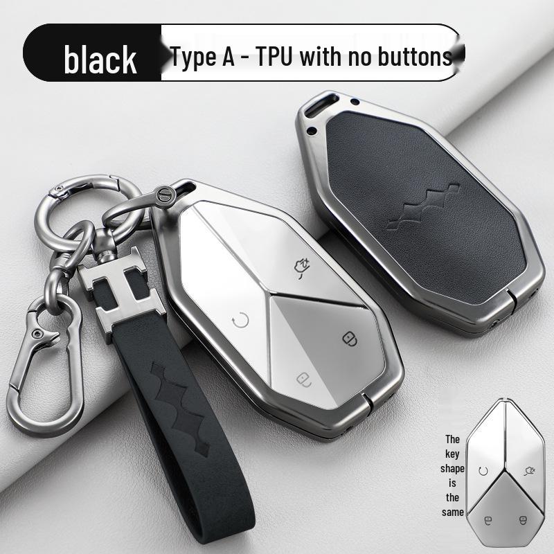 2024 BYD Leopard 5/8 Key Fob Protective Shell for Men - Full Coverage Remote Control Case